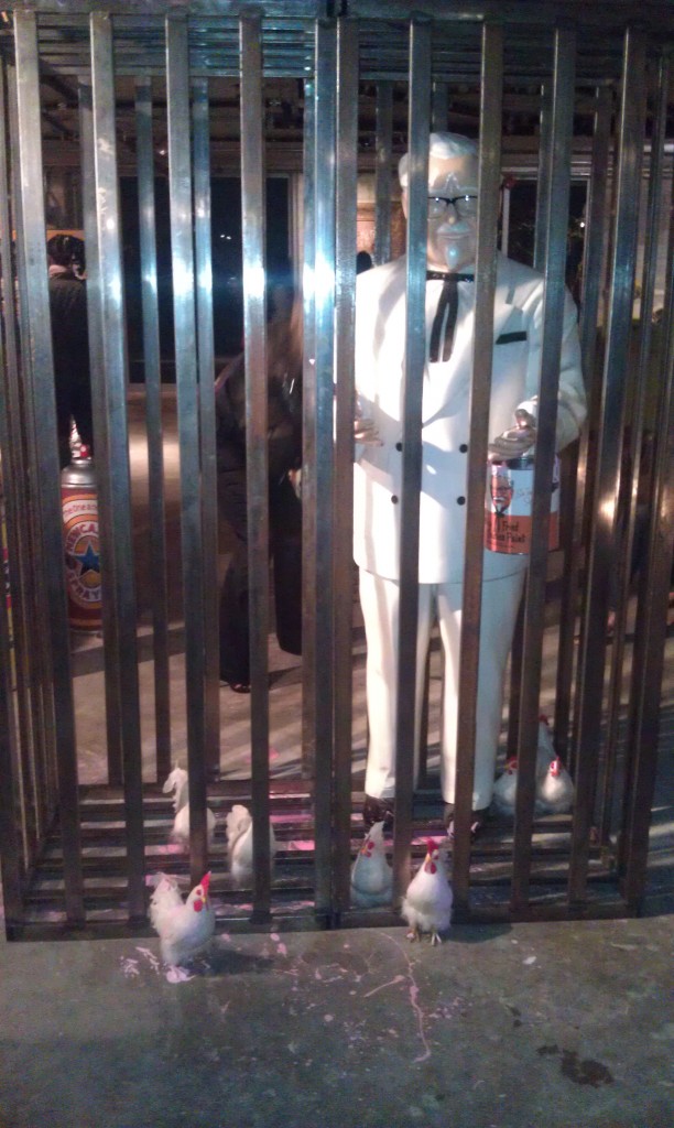 Colonel Sanders in a Cage