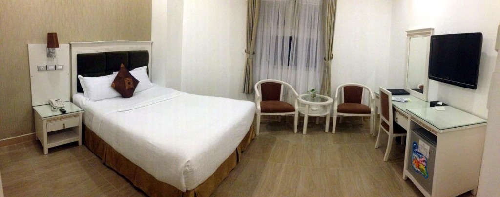 room at Ruby River Hotel, Siagon, Vietnam