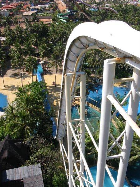 how tall is the tallest waterslide in the world