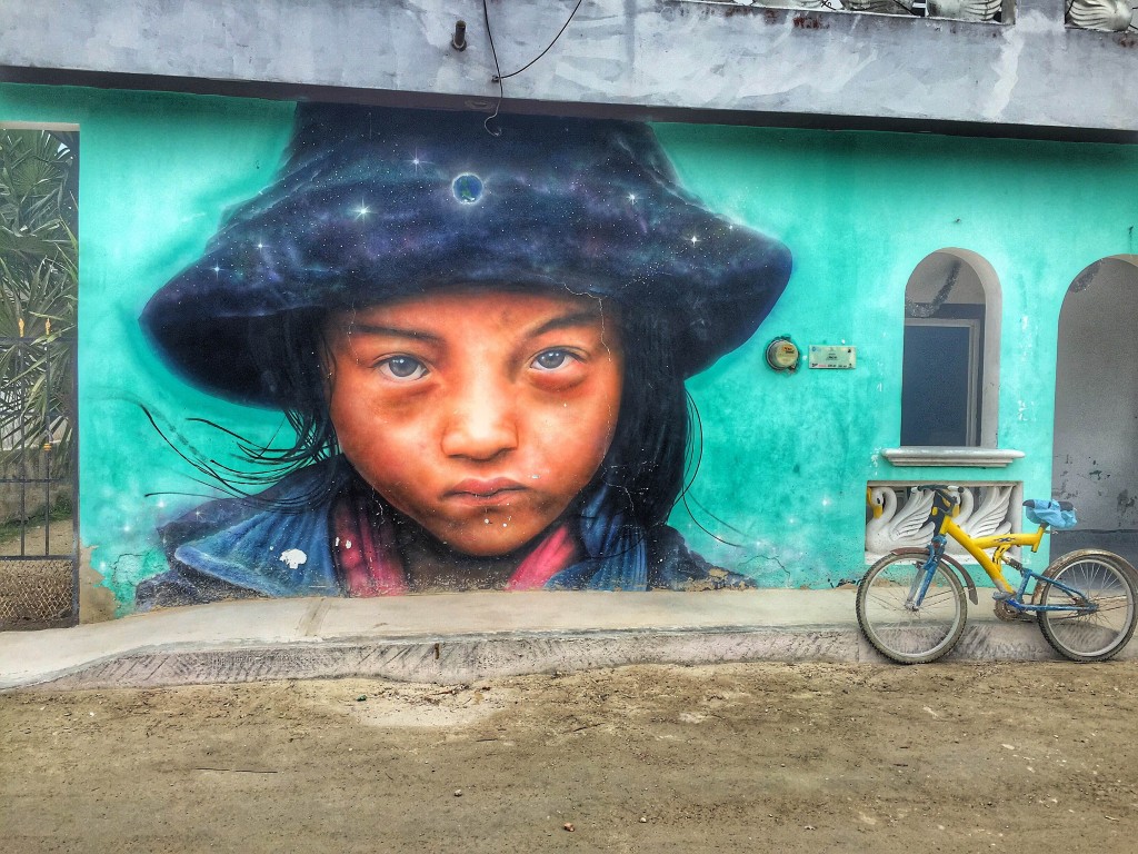 artwork in Holbox, Mexico